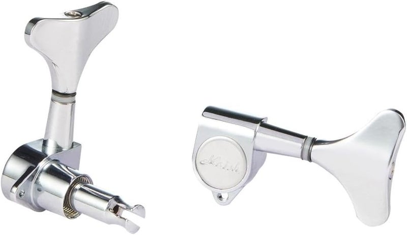 KAISH مفاتيح ضبط البيس المغلقة 4 أوتار 2R2L 18:1 للبيس الكهربائي/الاكoustics من نوع Ibanez/Yamaha باللون الكروم - Image 3